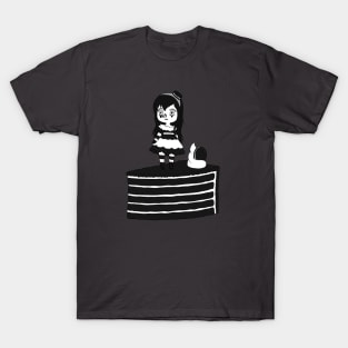 creepypasta food chibi (laughing Jill) T-Shirt